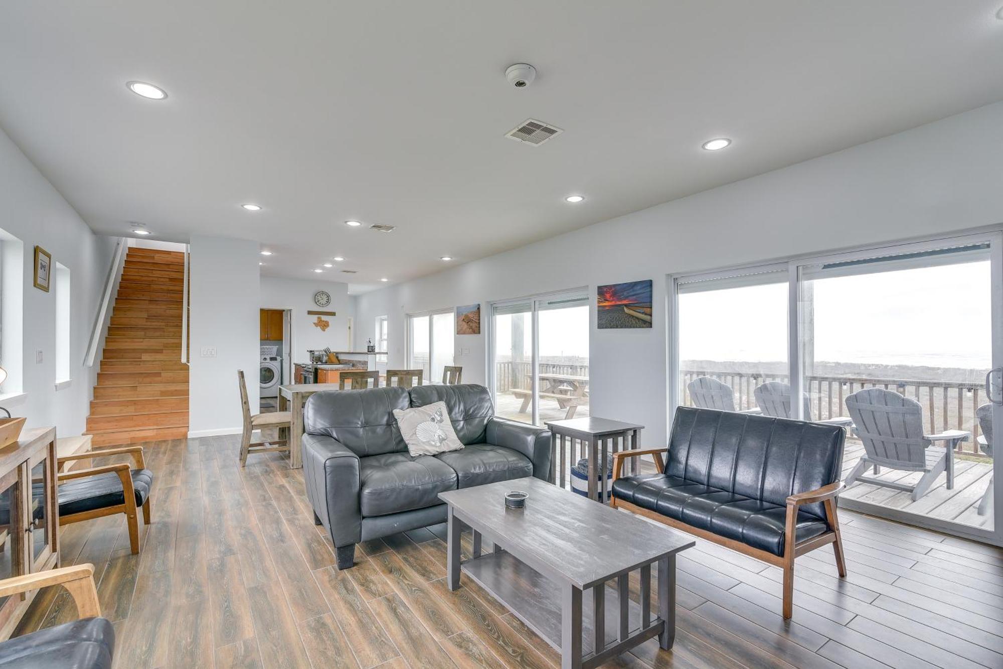 Ocean-View Surfside Home With Boardwalk To Beach! Surfside Beach Exterior photo