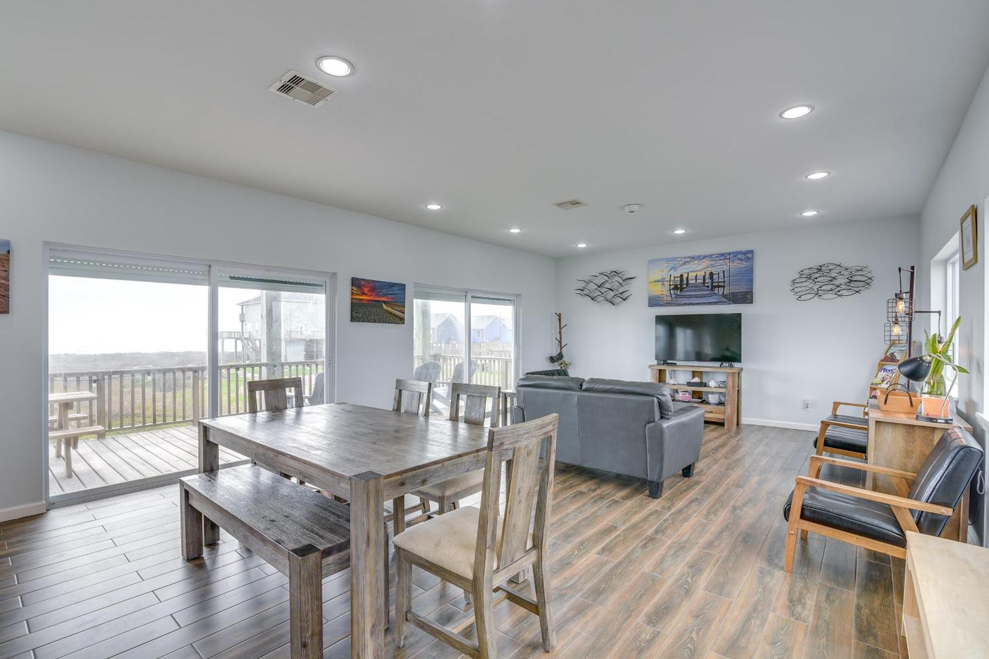 Ocean-View Surfside Home With Boardwalk To Beach! Surfside Beach Exterior photo