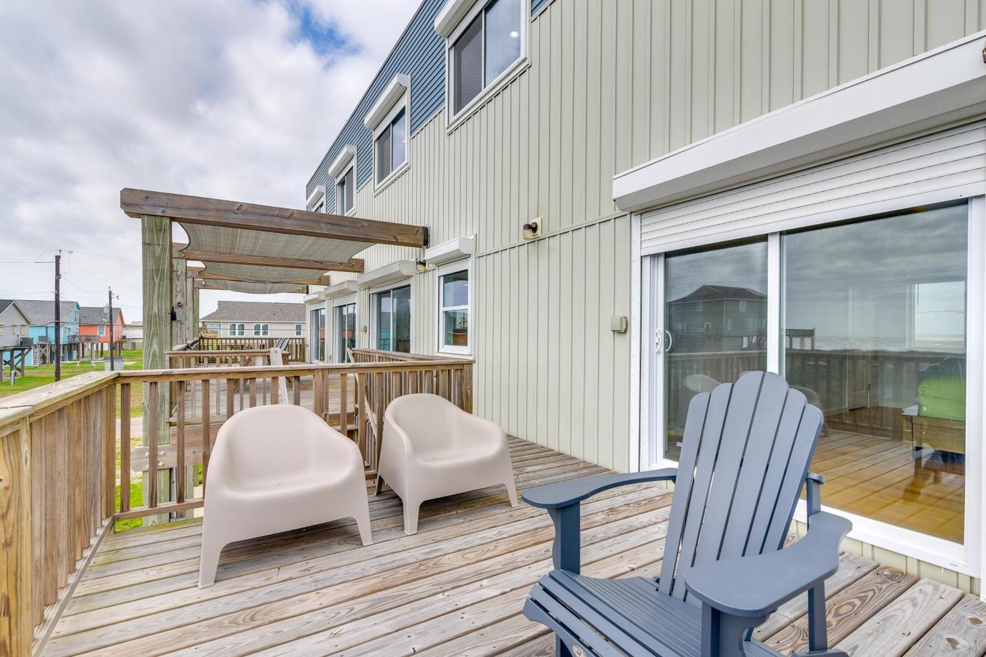 Ocean-View Surfside Home With Boardwalk To Beach! Surfside Beach Exterior photo