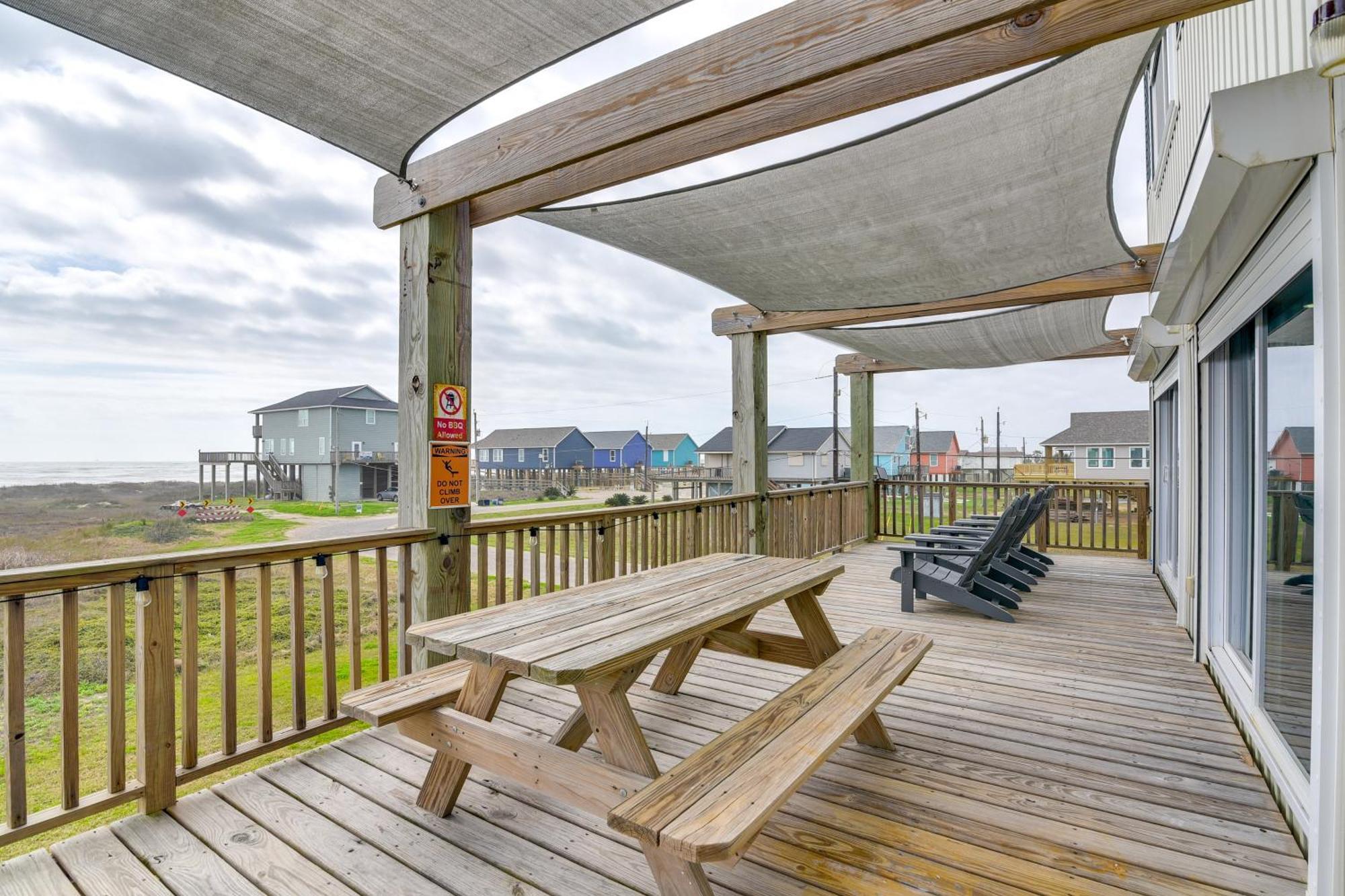 Ocean-View Surfside Home With Boardwalk To Beach! Surfside Beach Exterior photo